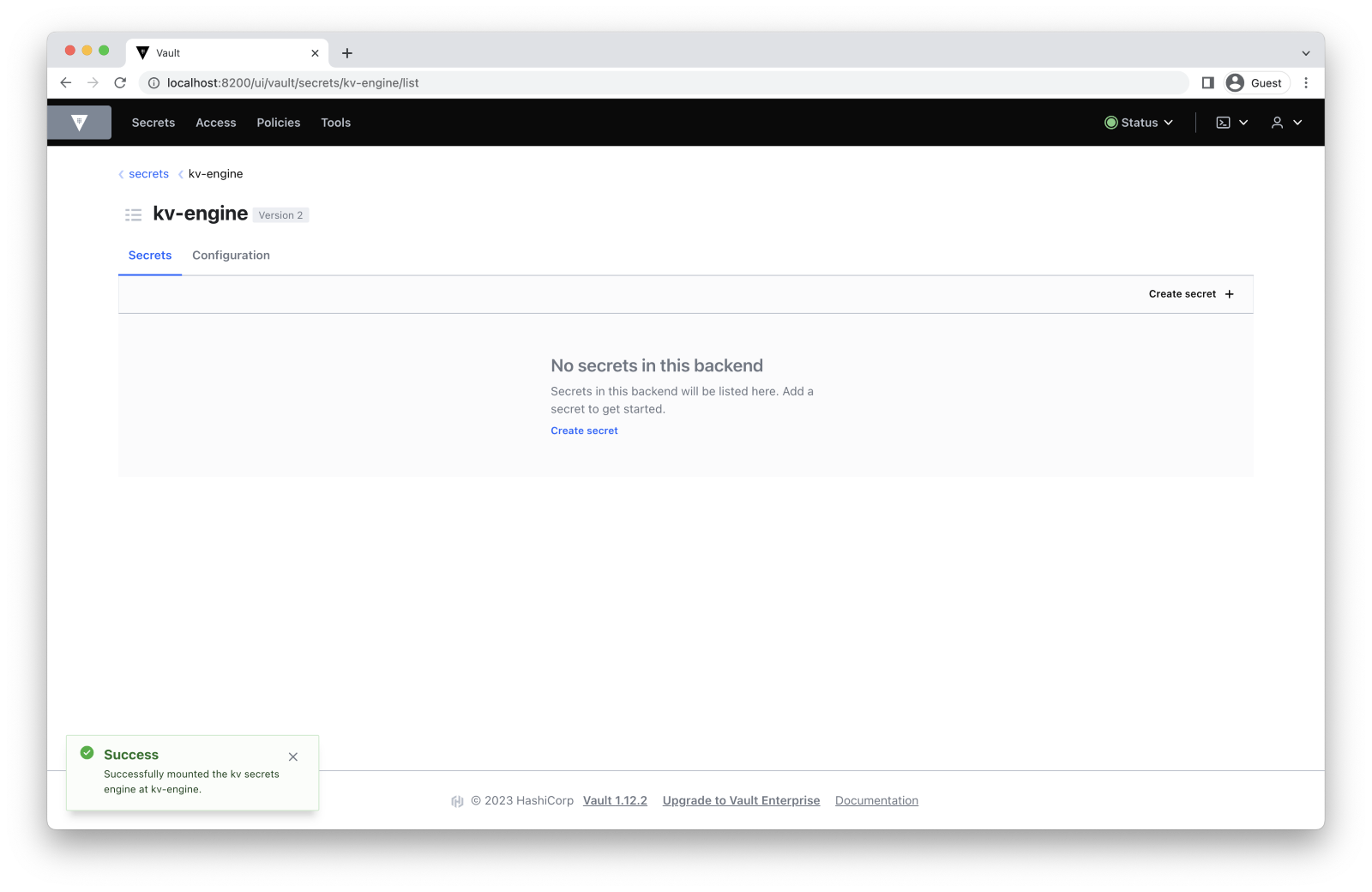 enabling-kv-secrets-engine